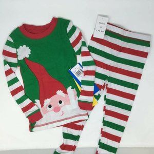 Crazy 8 Santa Claus pj pajama NWT youth boy girl size 10 holiday Christmas